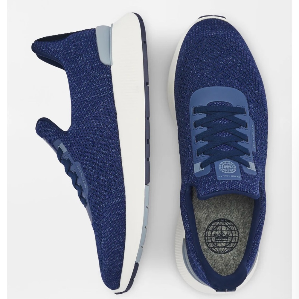 Peter Millar Hyperlite Apollo sneaker in Navy. Size 9.5. Worn once.